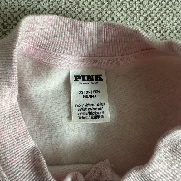 PINK Campus Fleece Oversized Crew Sweatshirt - Picture 5 of 6
